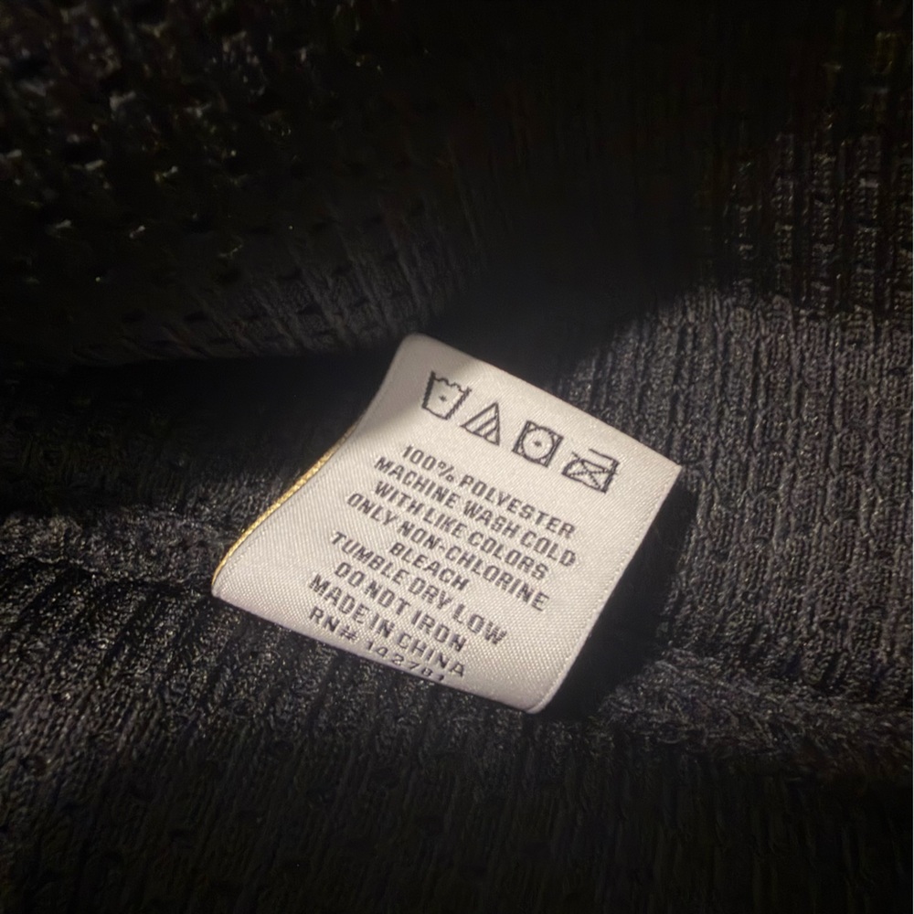 Aimé Leon Dore Unisphere Fleece Field Vest Jet Black Men's Size XS Oversized - Picture 11 of 13